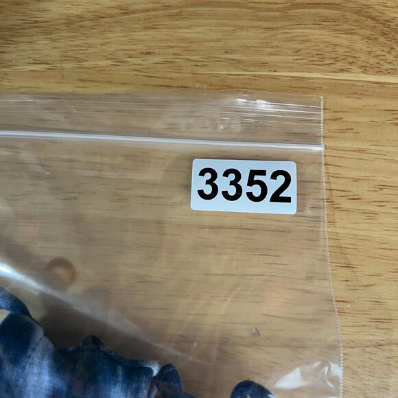 J Jill Tunic Top Womens XSP Blue Tie Dye Boho Linen Blend Lightweight - Picture 5 of 6